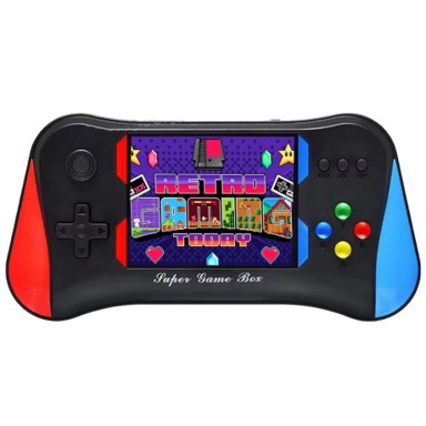 EVEON Igraća konzola E7M, 3", 320 × 240, 520 igara, crna